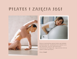 Zajęcia Pilates I Jogi - Szablon Kodu HTML