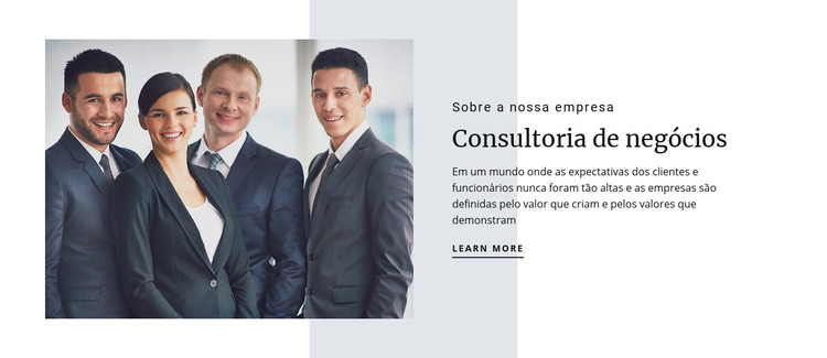 Construindo organizações eficazes Modelo HTML