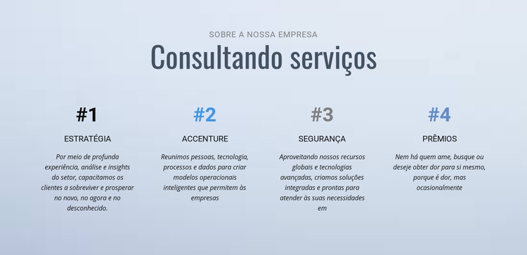 Assuntos corporativos e comunicações Tema WordPress