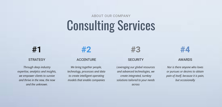 Corporate affairs & communications Landing Page