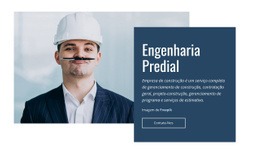 Engenharia Predial - Modelo HTML5 Moderno