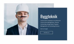 Byggteknik CSS-Formulärmall