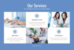 Medical Services Landing Page Template
