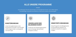 Lebensverändernde Kunstprogramme Store-Vorlage