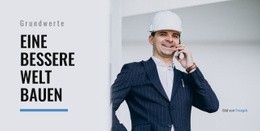 Eine Bessere Welt Bauen - HTML5-Vorlage