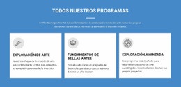 Programas De Arte Que Cambian La Vida - Plantillas De Diseño De Sitios Web