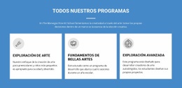 Programas De Arte Que Cambian La Vida: Plantilla HTML5 Lista Para Usar