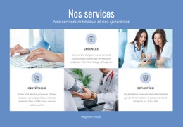 Services Médicaux - HTML Generator