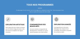 Programmes Artistiques Qui Changent La Vie - HTML Designer