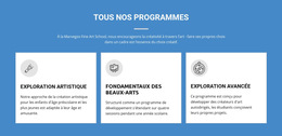 Programmes Artistiques Qui Changent La Vie - Thème CSS Gratuit