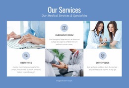 Medical Services - Html Code
