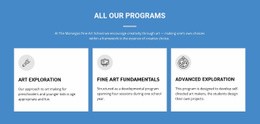 Life-Changing Art Programs - Html Code