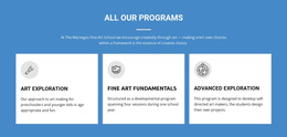 Life-Changing Art Programs - Ready To Use HTML5 Template