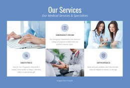 Egészségügyi Szolgáltatások - HTML Generator