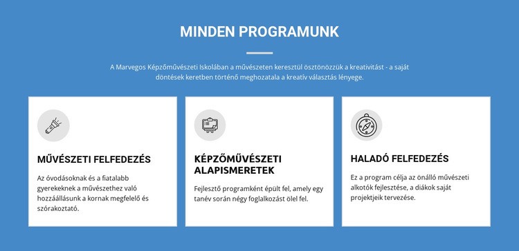 Életet megváltoztató művészeti programok WordPress Téma