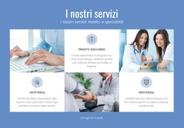 Servizi Medici - Modello HTML5 Scaricabile Gratuitamente