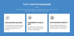 Programmi Artistici Che Cambiano La Vita - Modello HTML5 Pronto Per L'Uso