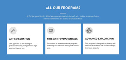Life-Changing Art Programs Education Template