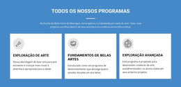 Programas De Arte Que Mudam Vidas - Lindo Tema WordPress