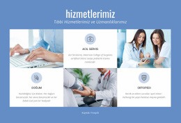 Tıbbi Hizmetler - HTML Generator