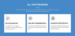 Life-Changing Art Programs - Professional Homepage Design