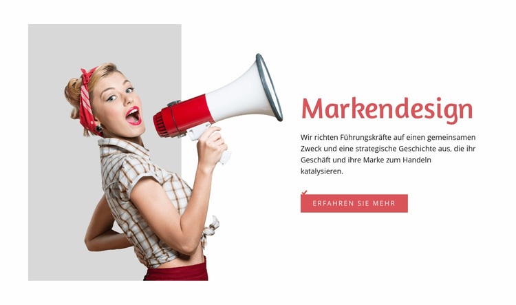 Markenfirma mit einer reichen Geschichte Website design