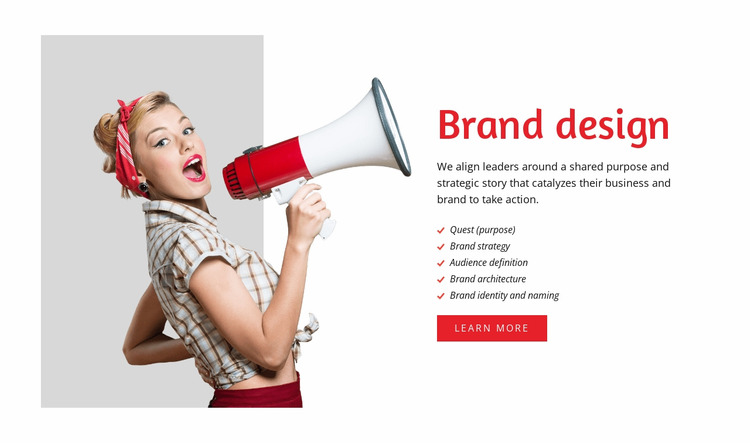Branding firm with a rich history Html Website Builder