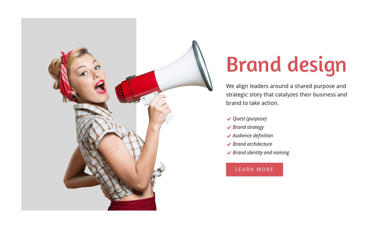 Branding firm with a rich history Web Page Design