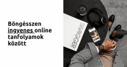 Nézze Meg Online Tanfolyamunkat - Webhelysablonok