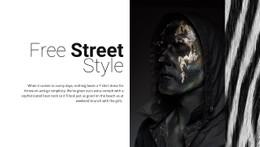 Free Street Fashion Open Source Template