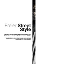 Integriertes Mehrfachlayout Für Kostenlose Straßenmode