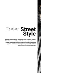 Kostenlose Straßenmode – Funktionales WordPress-Theme