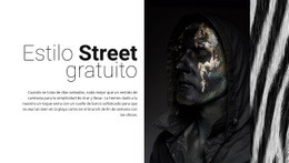 Moda Callejera Gratis: Plantilla HTML5 Moderna