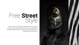 Free Street Fashion - HTML And CSS Template