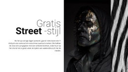 Gratis Straatmode - HTML-Paginasjabloon