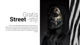 Ingebouwde Meervoudige Lay-Out Voor Gratis Straatmode