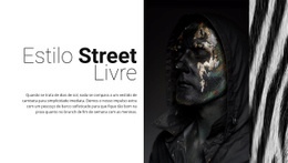 Moda De Rua Grátis Modelo De Código Aberto