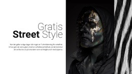 Gratis Gatumode - HTML- Och CSS-Mall