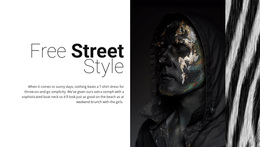 Free Street Fashion - Premium Template