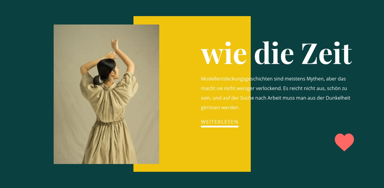 Wie Zeitstudio Website-Vorlage