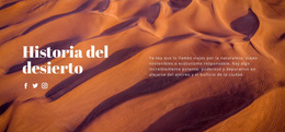 Tema Gratuito De WordPress Para Viaje De La Historia Del Desierto