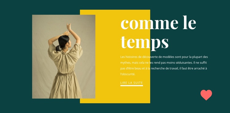 Comme time studio Créateur de site Web HTML