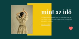 Mint Az Időstúdió - Egyszerű HTML-Sablon