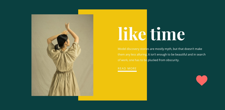 Like time studio One Page Template