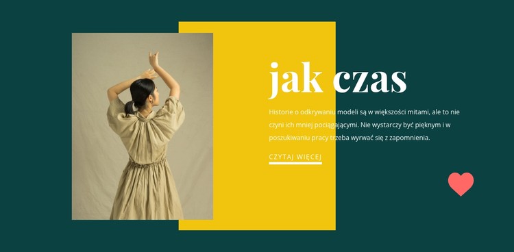 Jak studio czasu Szablon CSS