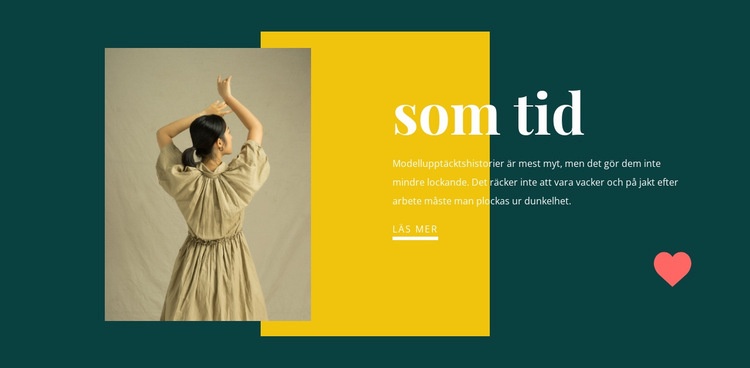 Som tidstudio CSS -mall