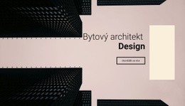 Návrh Bytového Architekta Šablona Vstupní Stránky