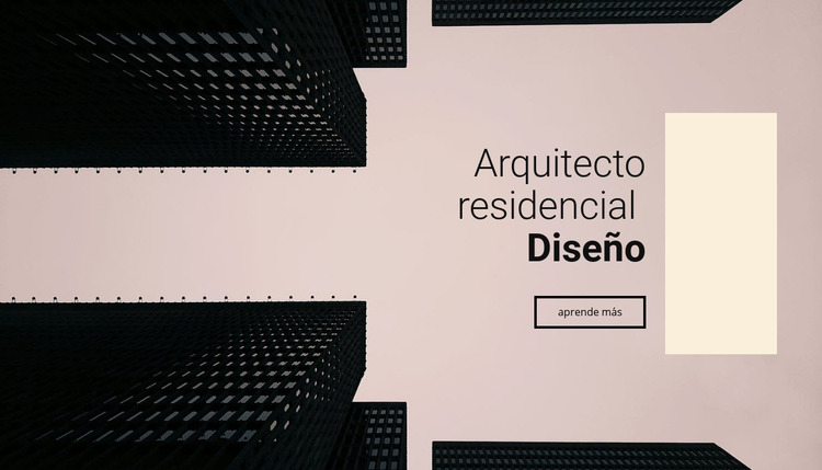 Diseño de arquitecto residencial Plantilla Joomla