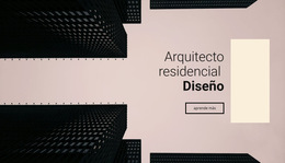 Diseño De Arquitecto Residencial - Plantilla Para Agregar Elementos A La Página