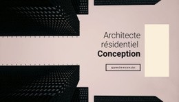 Conception D'Architecte Résidentiel - HTML Page Creator